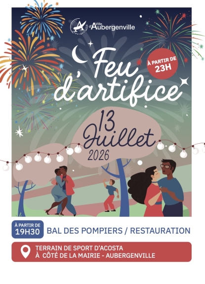 Feu d'artifice 2026
