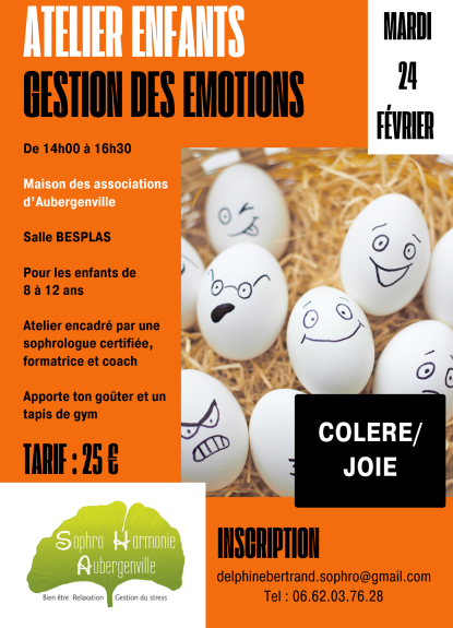 Atelier emotion enfants 