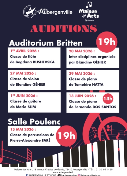 Auditions MDARTS