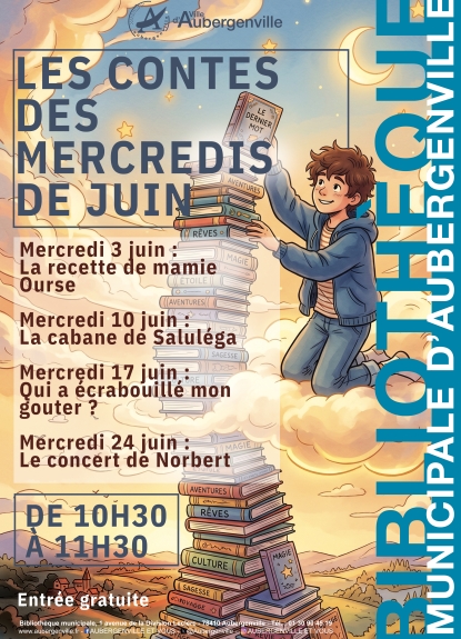 Les contes du mercredi de juin 