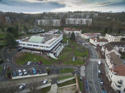Vue aérienne de la Ville d'Aubergenville