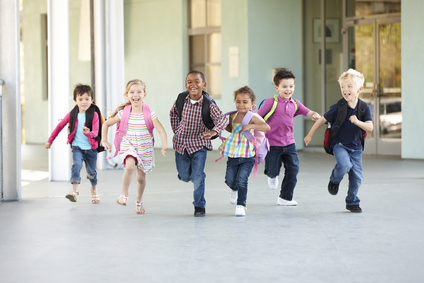 Enfants qui courent