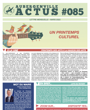 AUBER ACTUS #85