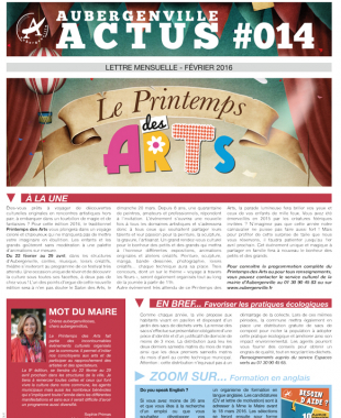 Auber Actus n°14