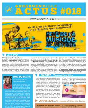Auber Actus n°18