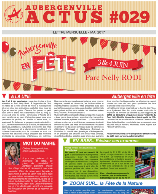 Auber Actus n°29