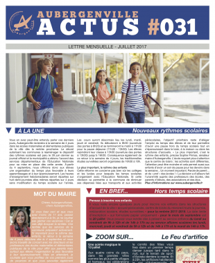 Auber Actus n°31