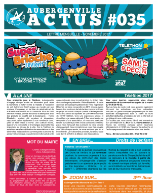 Aubergenville Actus #35