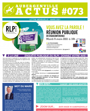 Aubergenville Actus #73